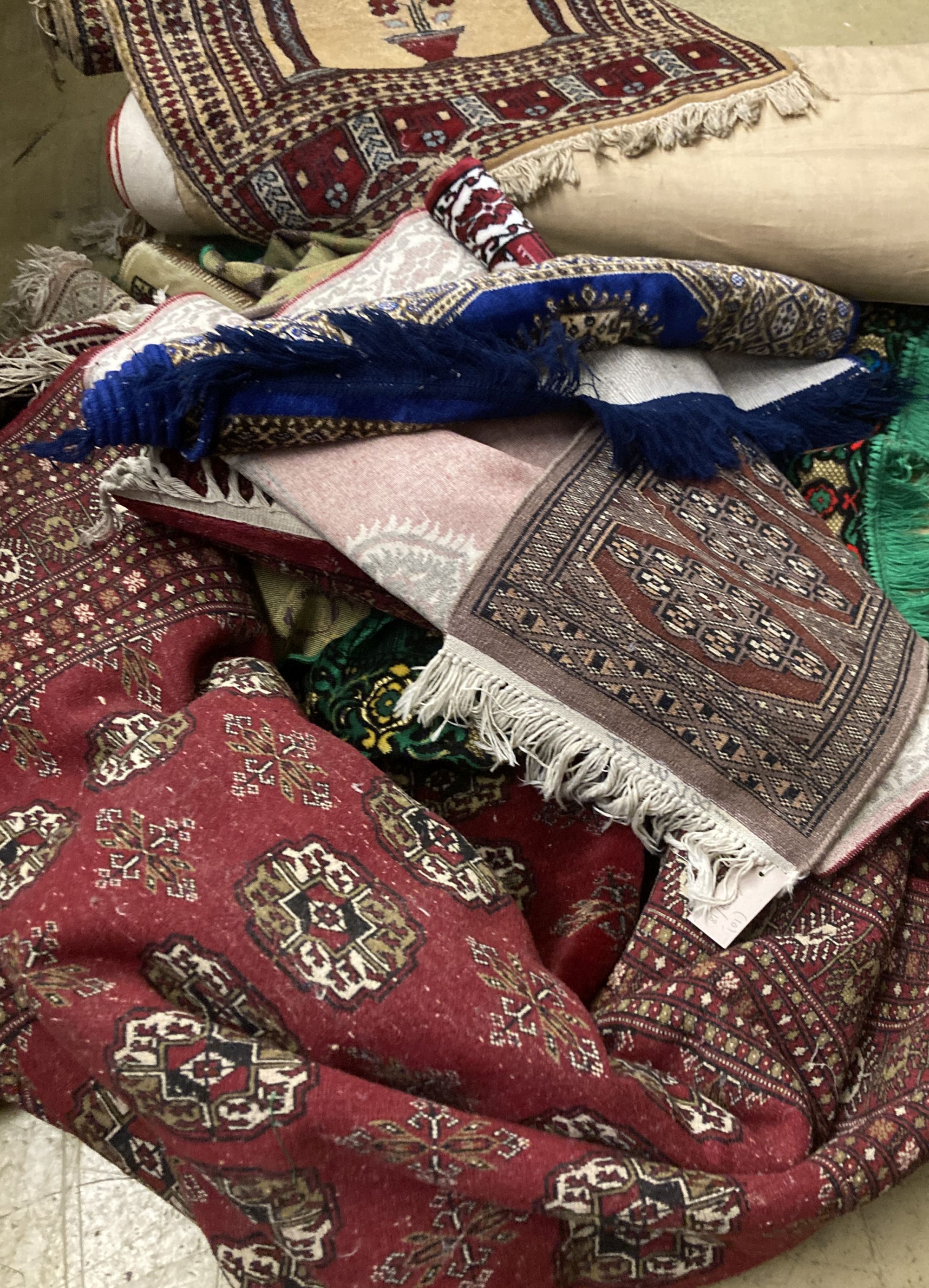 Ten Turkish / Indian rugs